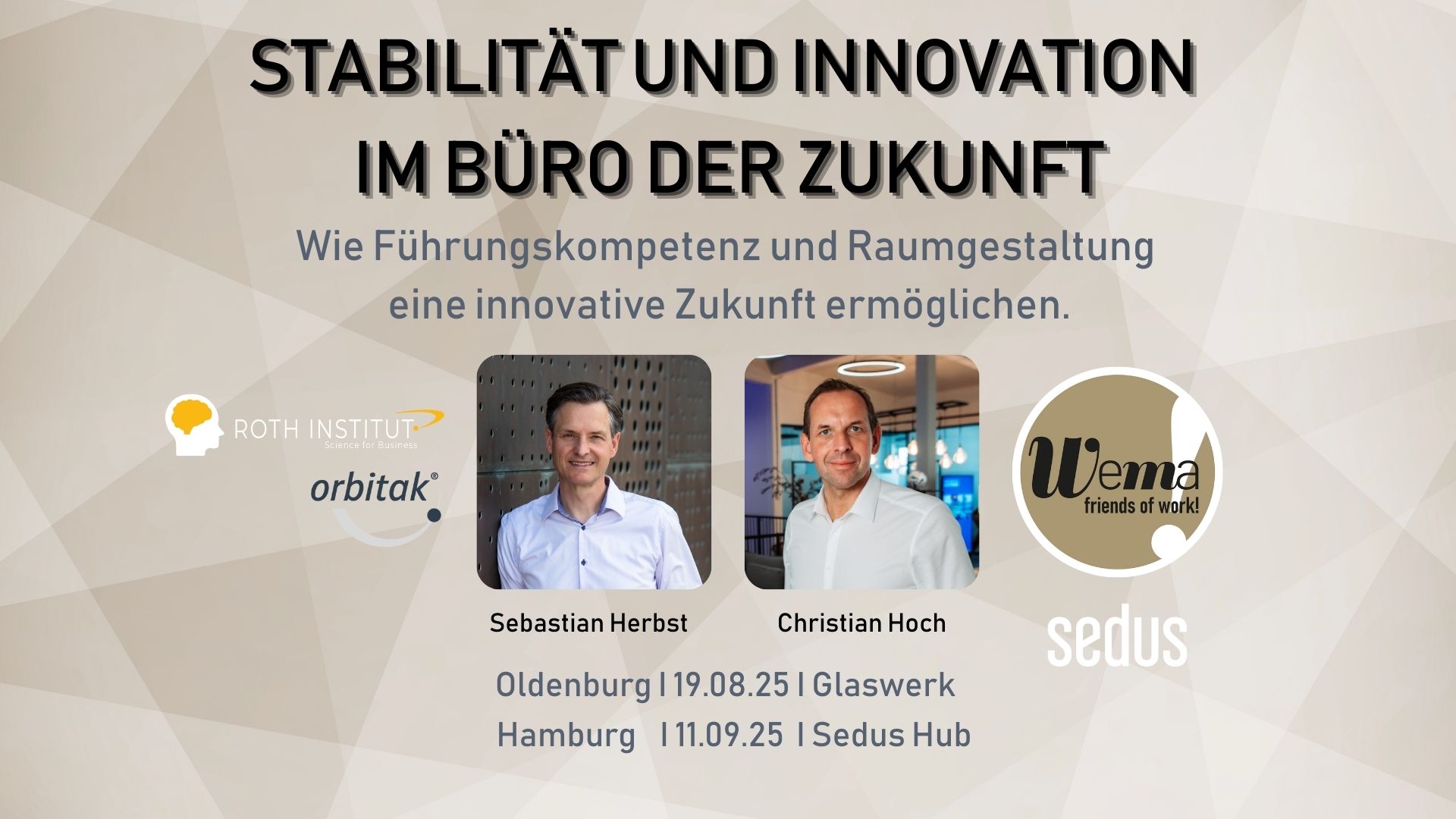 Banner Stabilitaet und Innovation
